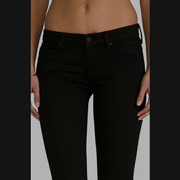 MOTHER The Looker A Modern Spy Black Jeans 25 - Picture 2 of 12